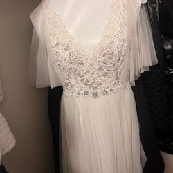 Rebecca Ingram Connie Wedding Dress (Sz 8)