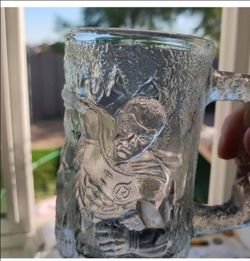 90s Batman Glass Mugs Collection