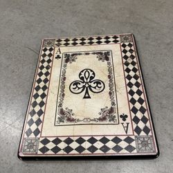 Wooden Ace Of Clubs Hanging Wall  Decor Plaque 