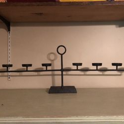 Crate and Barrel wrought iron tea light candle holder