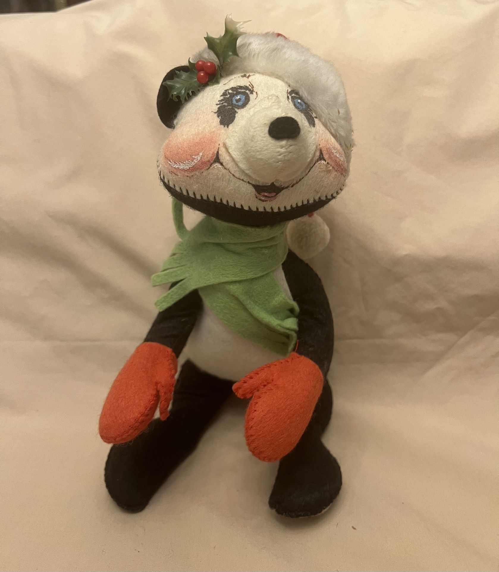 vintage Annalee Thorndike Dolls christmas collectible panda bear 1984