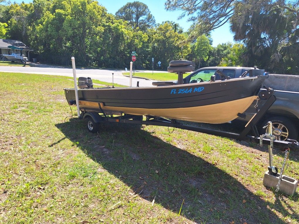 Boat, Motor, Trailer