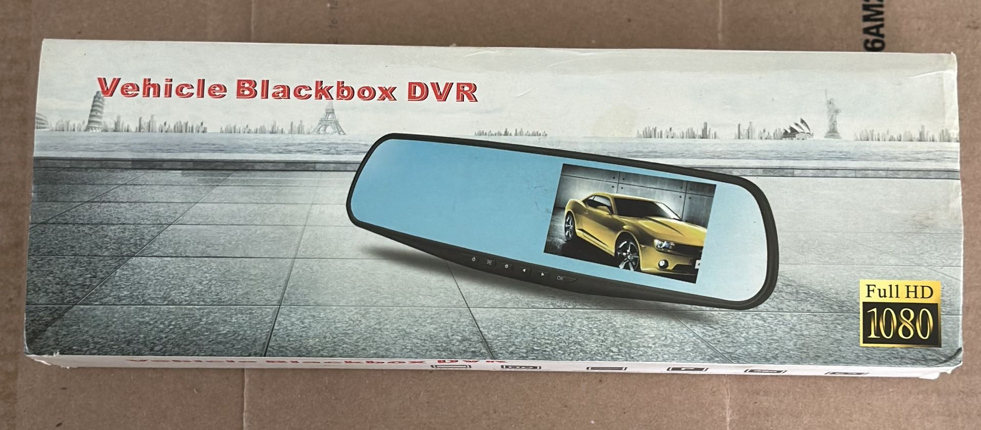 Car Rear view Mirror With Back Up Camera Built In