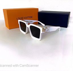 New  LAV Glasses Square White Gold
