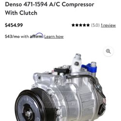 compressor with clutch