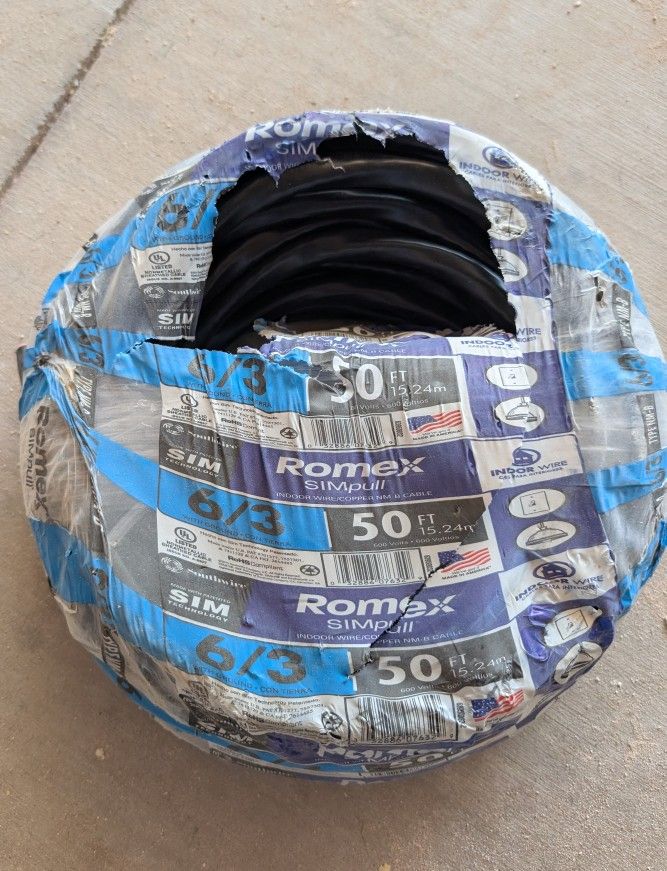 Romex 6/3 Cable 50 Ft.