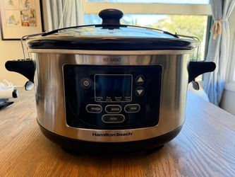 Hamilton Beach 6 Qt Slow Cooker with Cook Timer
