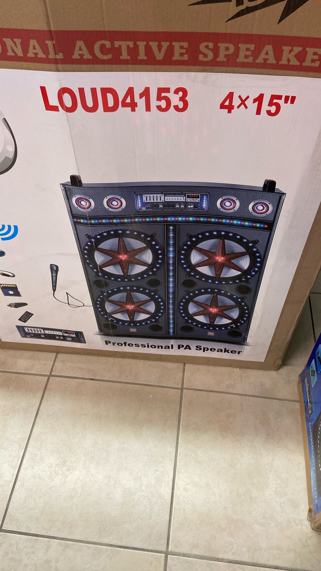 Bluetooth Speaker 4x15
