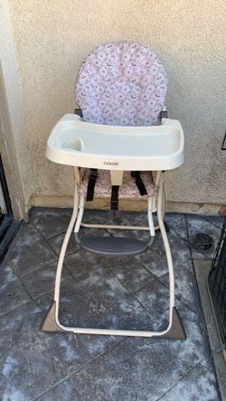 High chair for baby girl