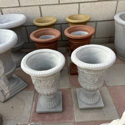 New Flower Pots Made Out Of Cement Perfect Gift 🎁 