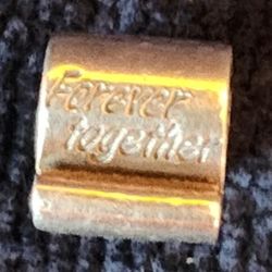 Pandora Forever Together 925 Silver Scroll Charm