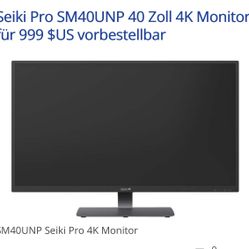 SEIKI Pro 40 Inch Monitor 