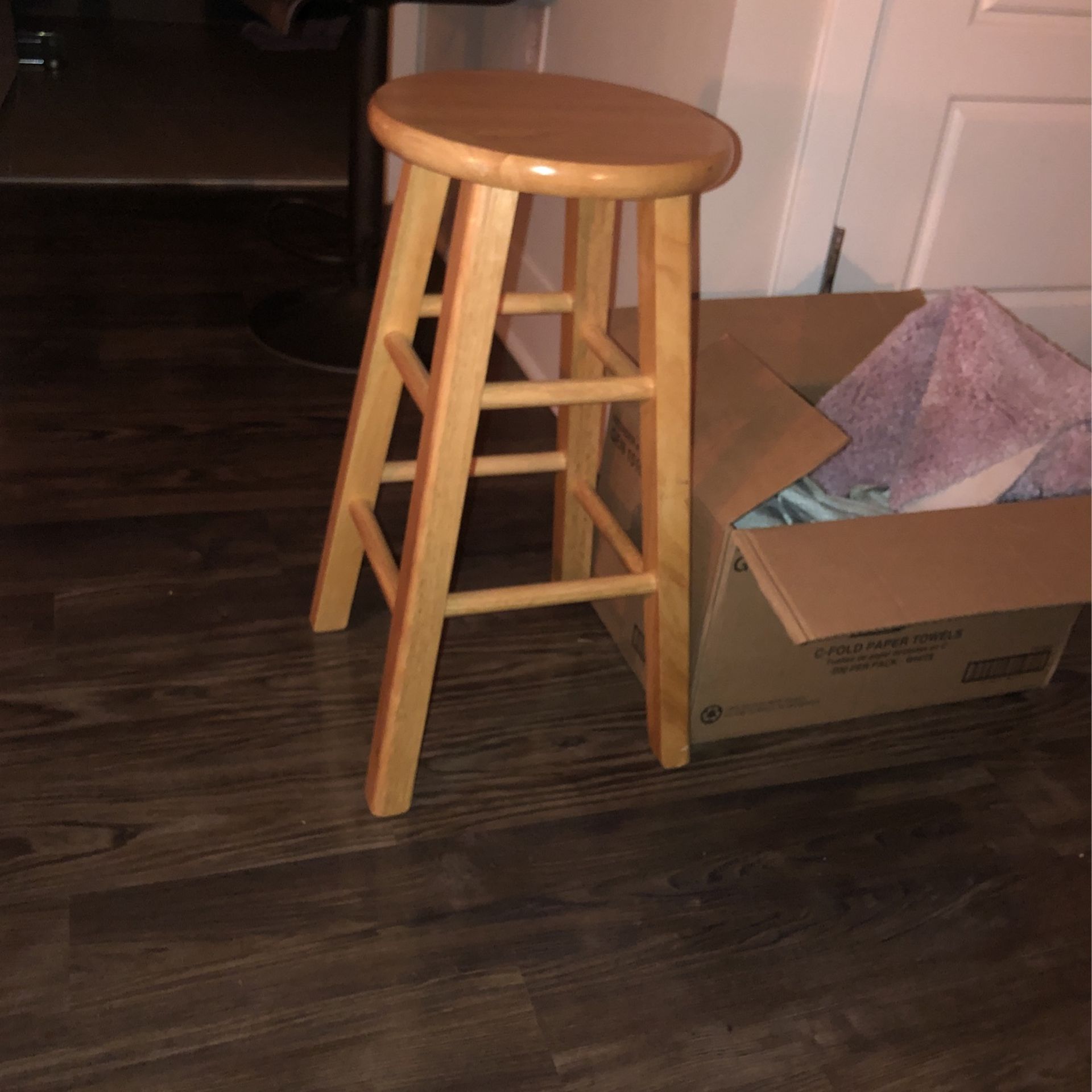 Wood Stool