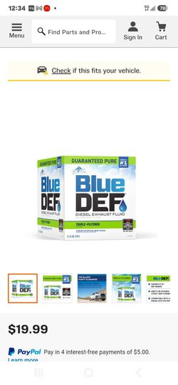 Peak BlueDEF Diesel Exhaust Fluid 2.5 Gallon