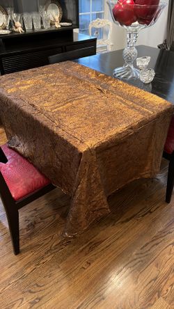 Metallic Decorative Tablecloth 