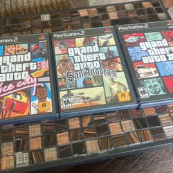 Ps2 Grand Theft Auto 3 Vice City San Andreas GTA