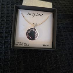 Silver Plated 18in Necklace