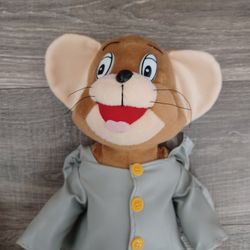 Tom and Jerry 12-inch Jerry Mouse In Rainsuit Plush 