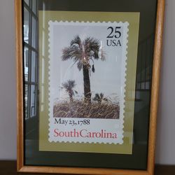 Palmetto State Stamp Print