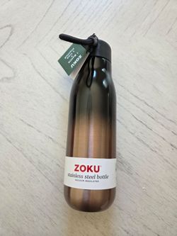 Zoku 18oz Stainless Steel Bottle - Gold Ombre, New with tags