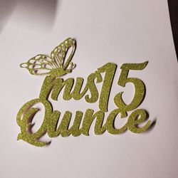 Mis Quince Cake Toppers  $6