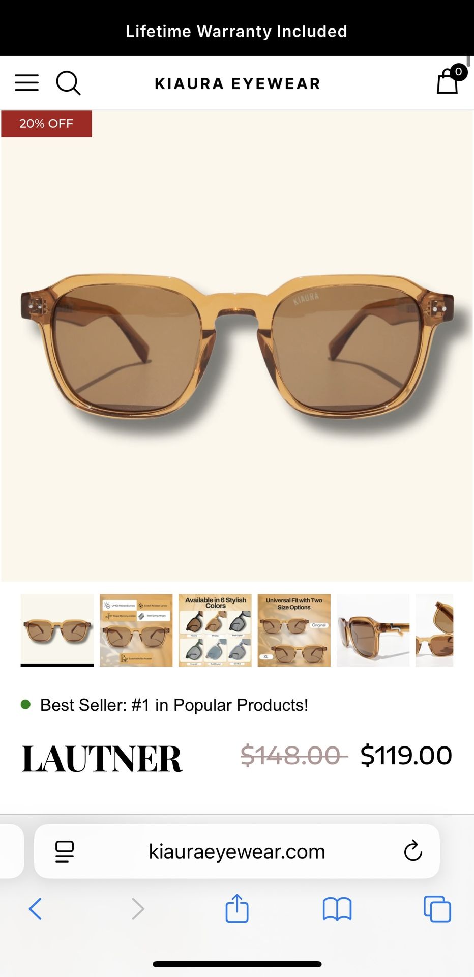 Kiaura Lautner Sunglasses
