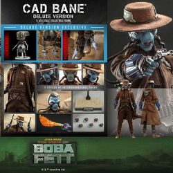 Hot Toys TMS080 Cad Bane Deluxe Set Star Wars The Book of Boba Fett 1/6 Figure