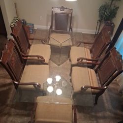 Glass Dinning Table & Chairs