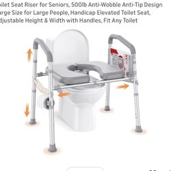 Toilet Seat, Riser For Seniors