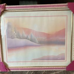 Framed Landscape Picture