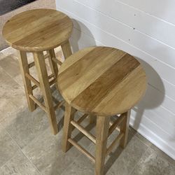 Nice wooden stools