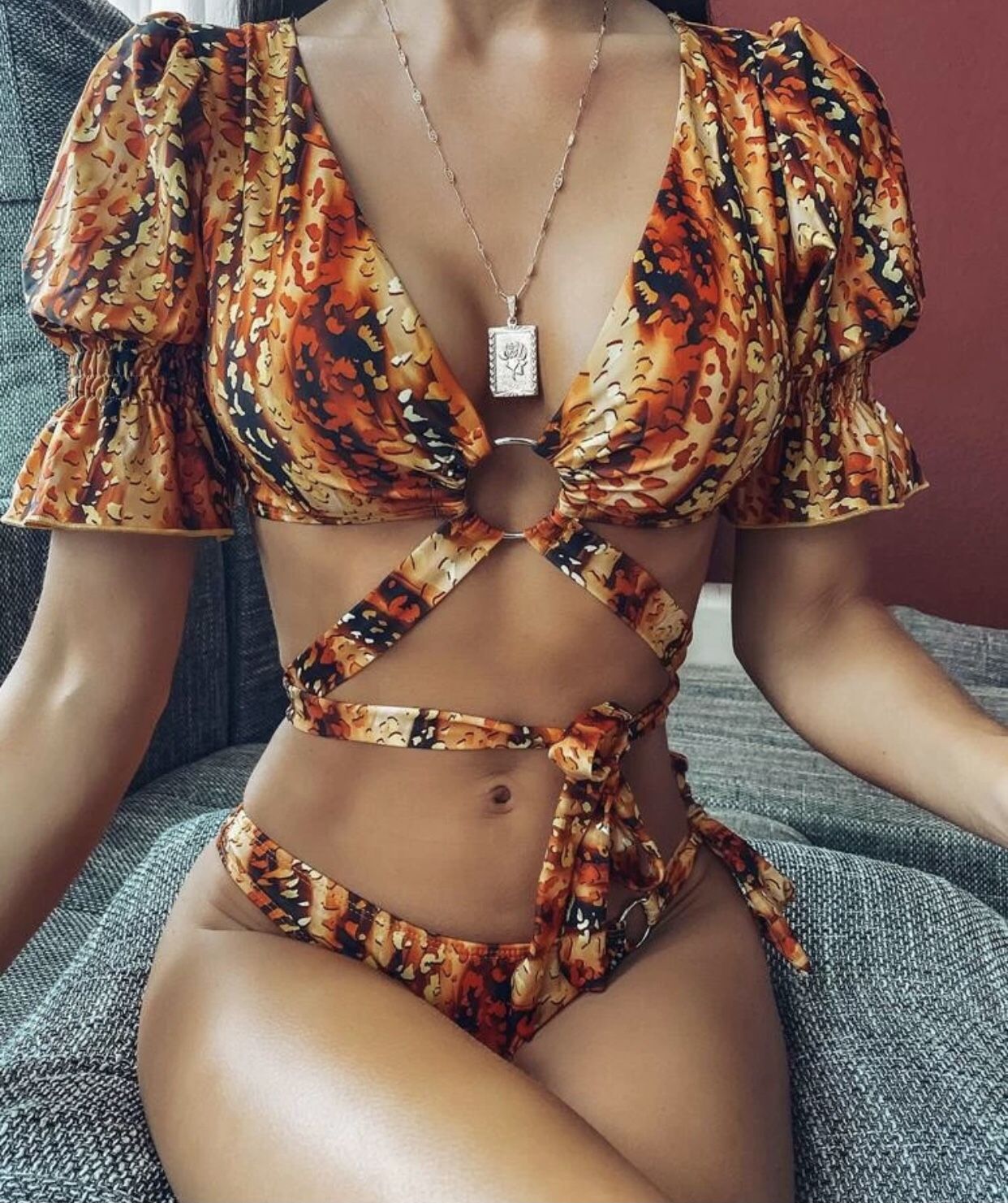Two Piece Bathing Suit 