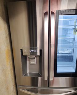 LG LFXS28596S 28 cu ft Smart French Door in Door Instaview Refrigerator