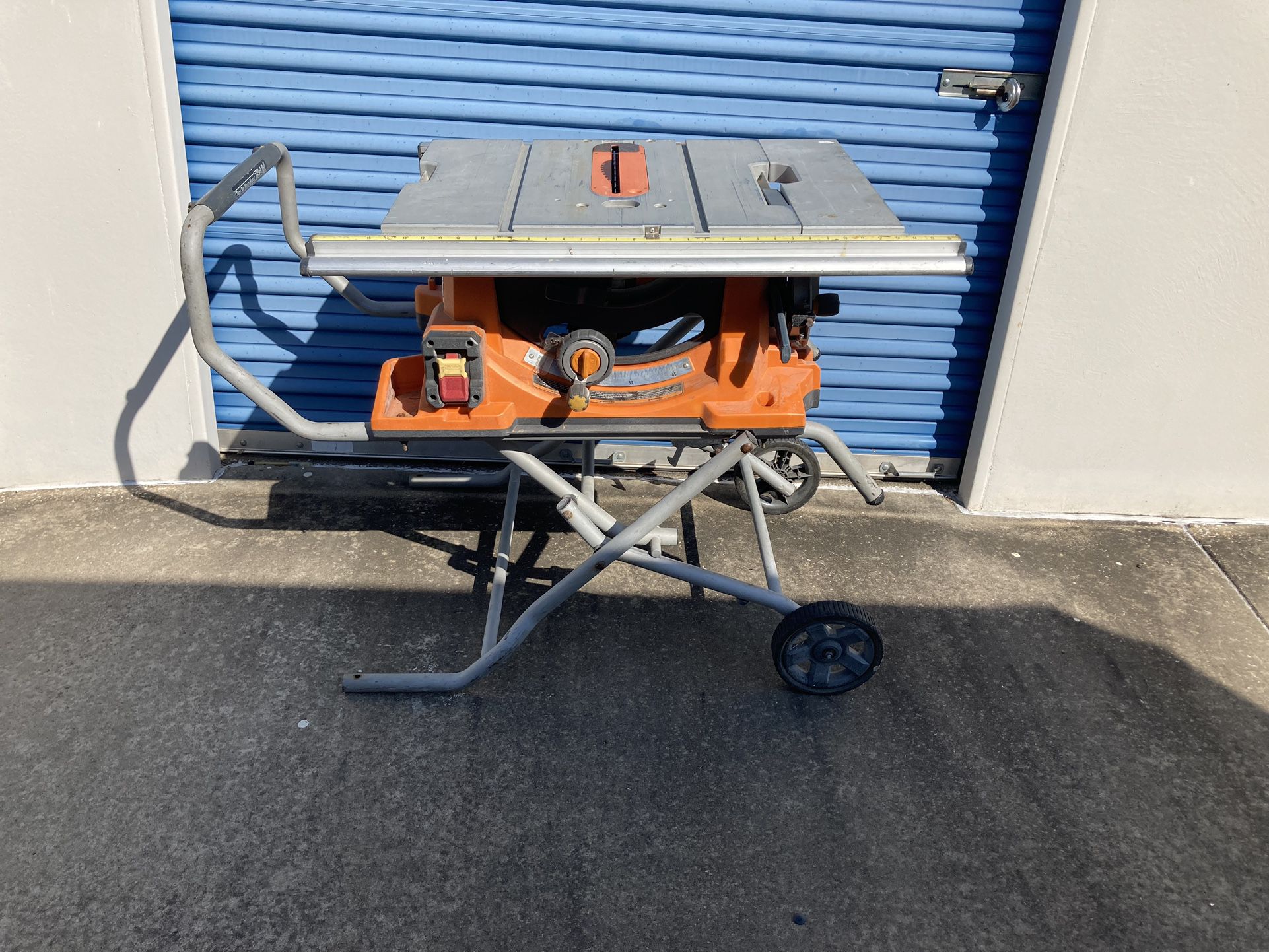 Ridged 10” Portable Table Saw