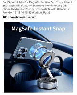 MagSafe Magnetic Car Phone Mount 360° Adjustable