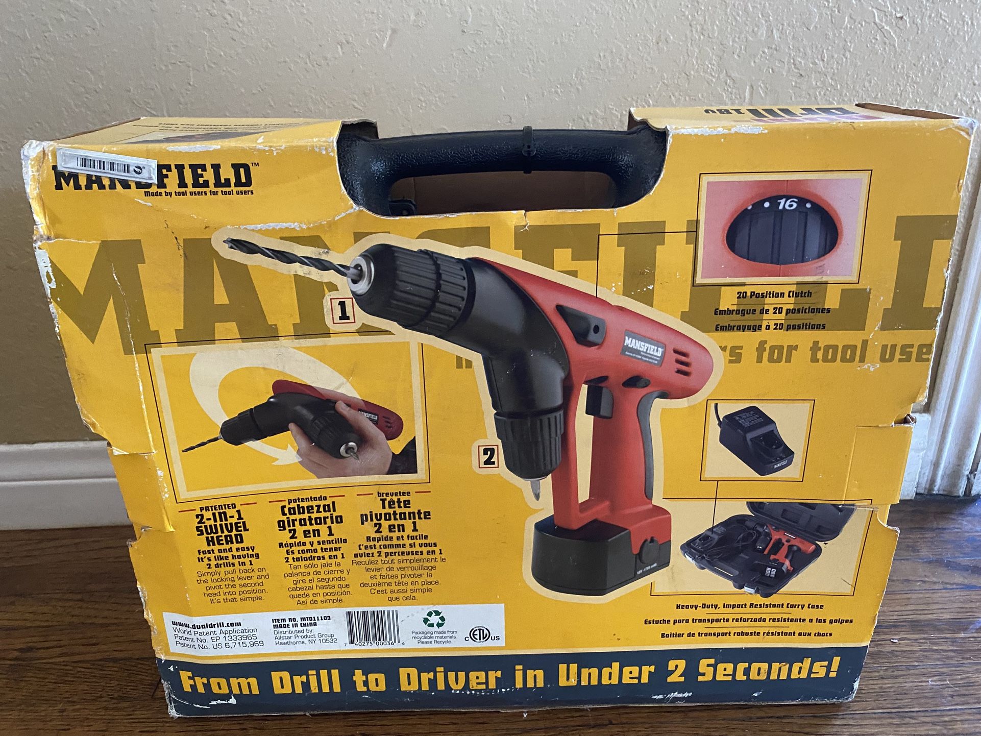 Dual Drill 18 Volt New In Box