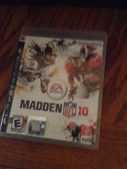 PS3 madden nfl 10