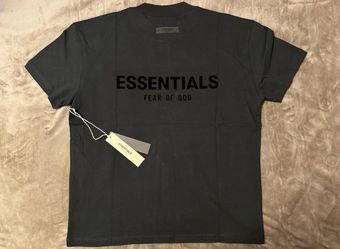 NEW Fear of God Essentials Black T-Shirt (Size XS) 100% Authentic ✅