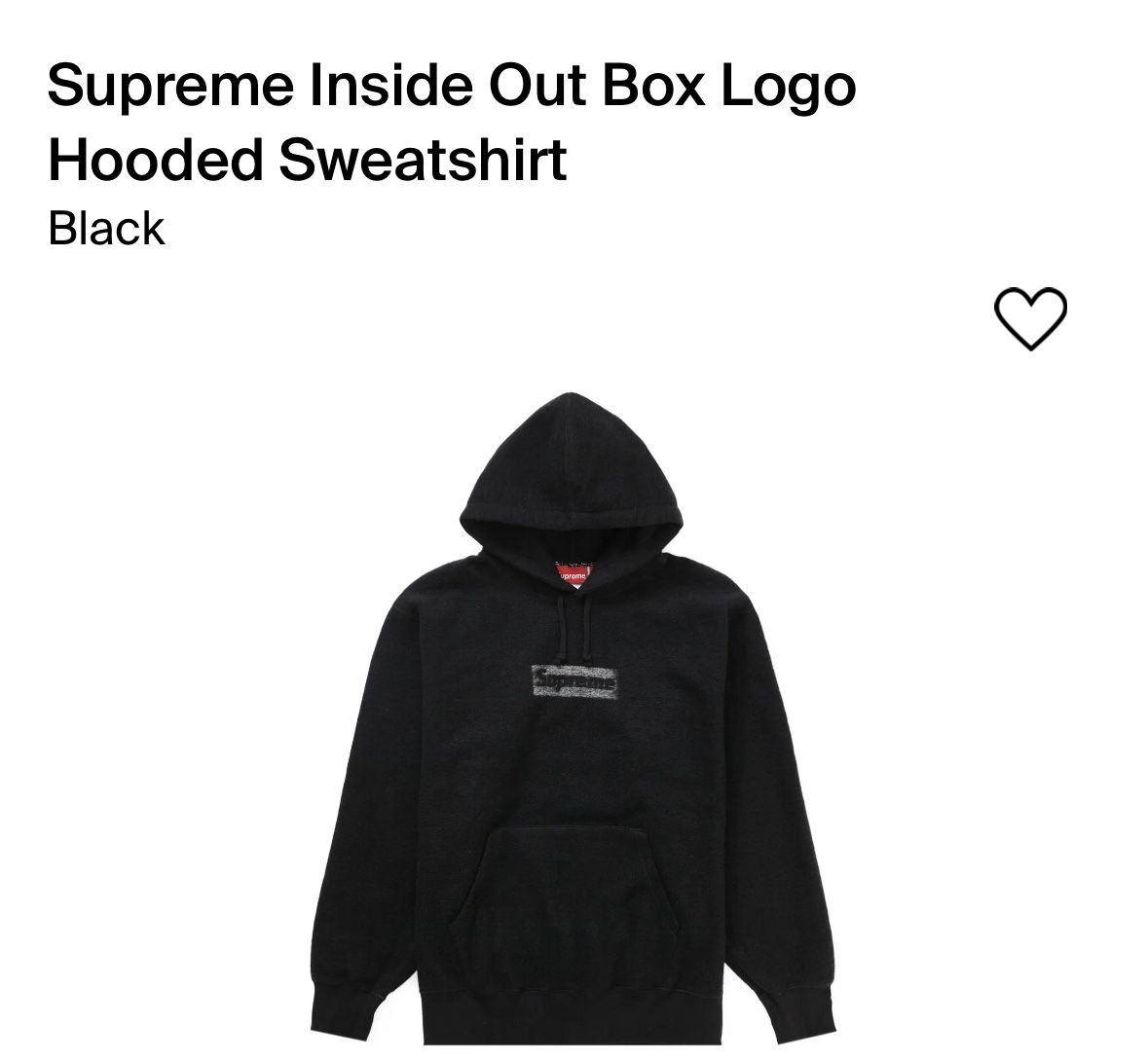 Inside-Out Supreme Box Logo Hoodies