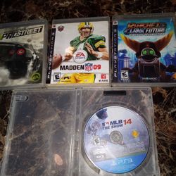 PlayStation 3 Games Bundle Of Four Games $35