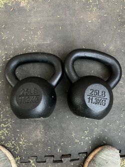 25lb kettlebell set weights