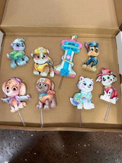 Paw patrol cake toppers