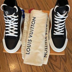 Louis Vuitton Lv Squad Sneaker Boots Monogram Iridescent Mesh