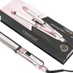 NEW - Rozamor Professional Hair Straightener 2 in 1 Hair Straightener Curler
