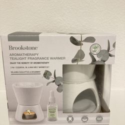 Brookstone Aromatherapy Tealight Fragrance Warmer