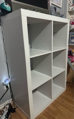 White 6 Cube Organizer