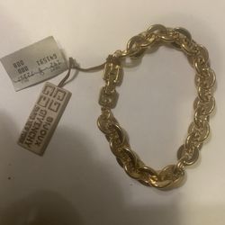 Givenchy Bijoux Vintage Gold Plated Chain Bracelet