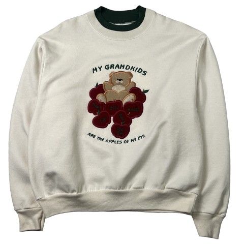 Vintage Grandkids Are The Apple To My Eye Crewneck