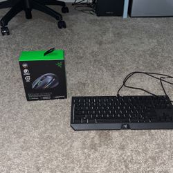 Razer keyboard and wireless mouse
