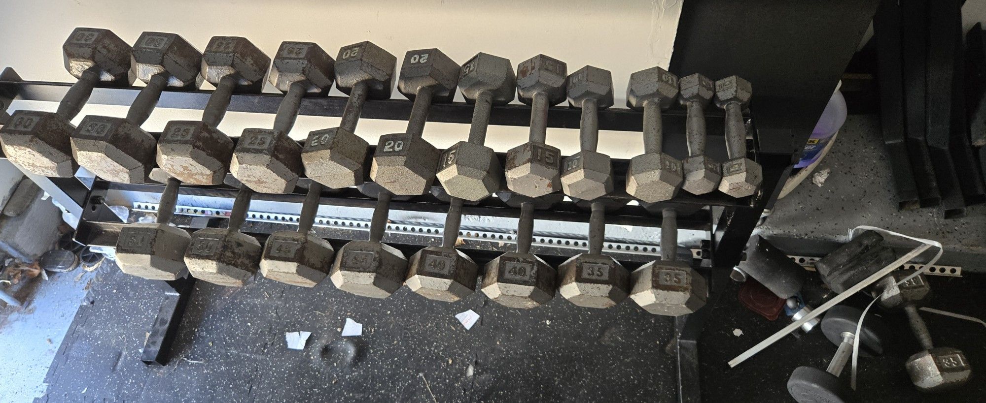 Dumbbells With Rack